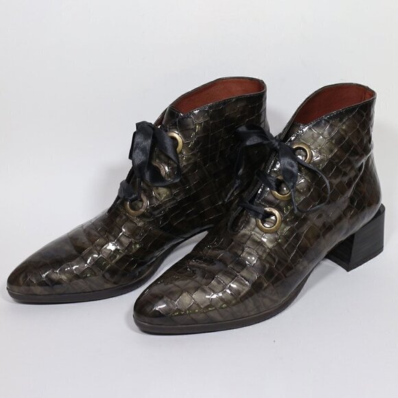 Hispanitas Faux Snake Skin Boots - Picture 2 of 6